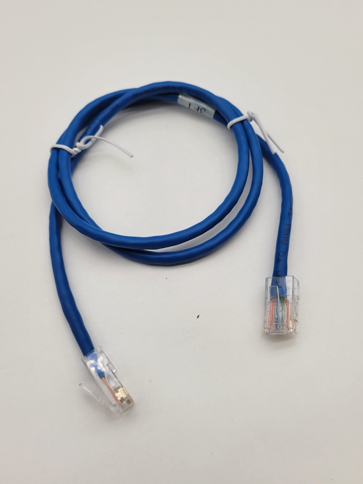 Quiktron 560-110-003 Non Booted Cable Patch Cord Value Series 3-Feet 24 AWG Blue