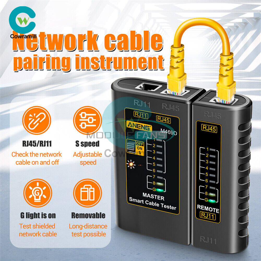 RJ45 Network Cable Lan Tester RJ45 RJ11 RJ12 CAT5 UTP LAN Cable Repair Tool
