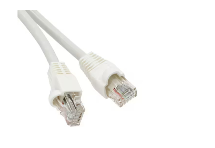 Commercial Electric 100ft. Cat6A UTP Patch Cable White 🔷