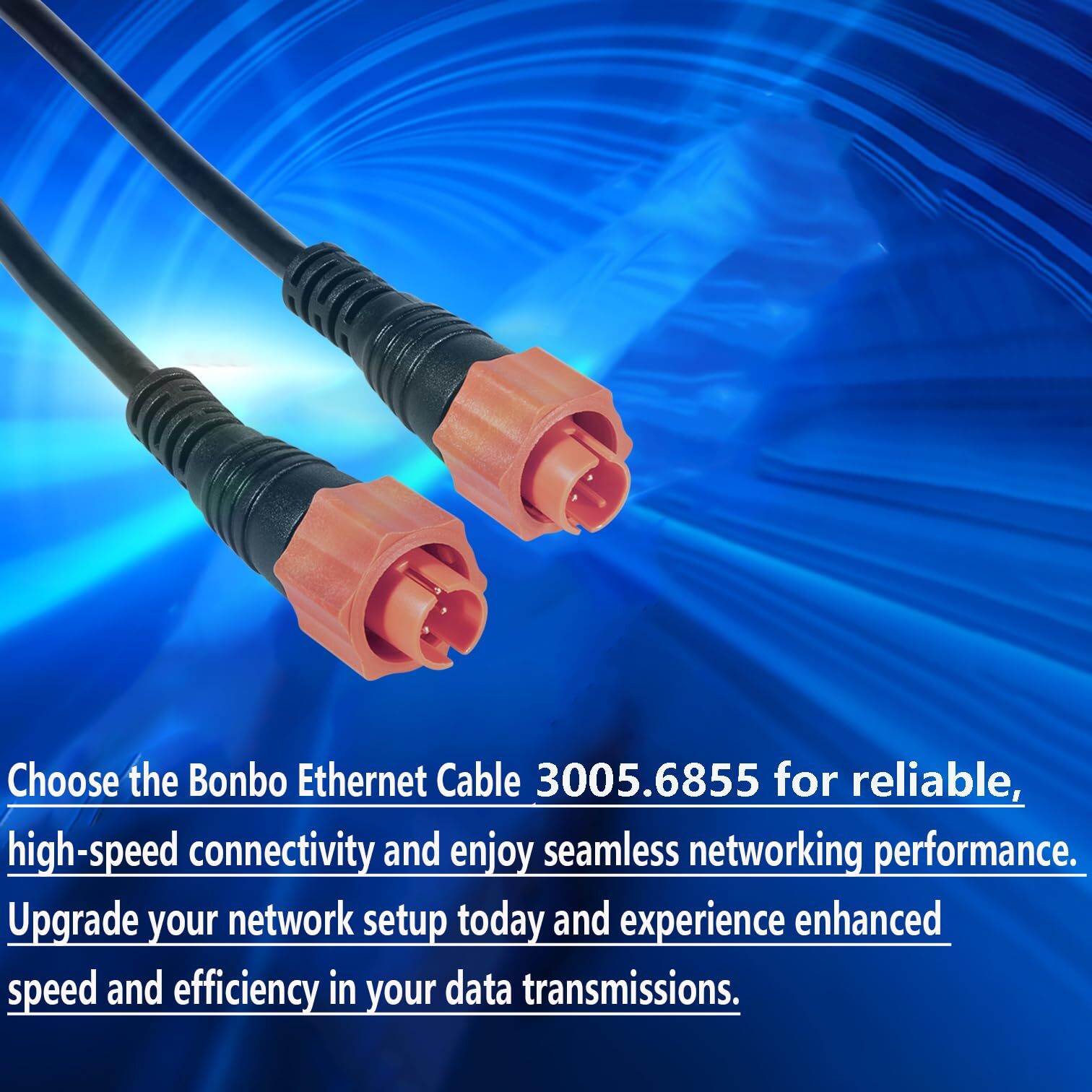 3005.6855 for Lowrance 6Ft/1.82M Ethernet Crossover Cable 6 Feet black