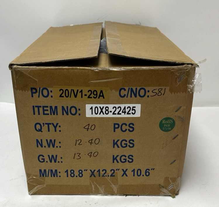Category 6 Patch Cord – EIA/TIA/ETL Verified – 25 ft. New box of 40