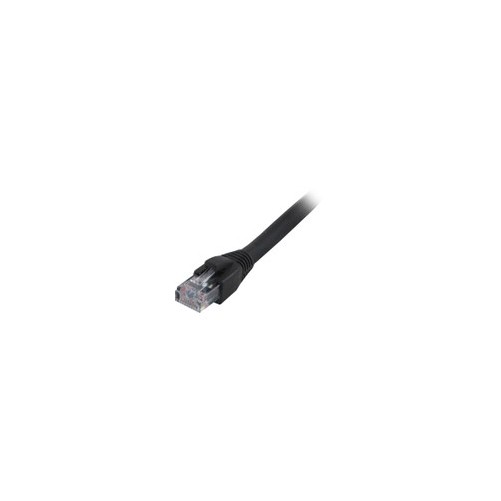 Comprehensive CAT6-7BLK 7FT CAT6 BLACK SNAGLESS PATCH CABLE 550MHZ W/ LIFETIME W