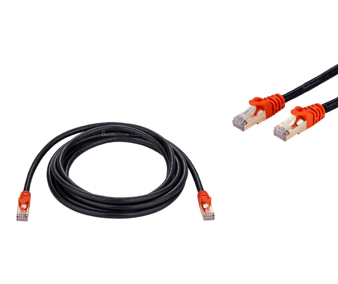 20FT CAT7 Outdoor SFTP Ethernet Patch Cable 26AWG 600MHz OFC LAN Network Wire