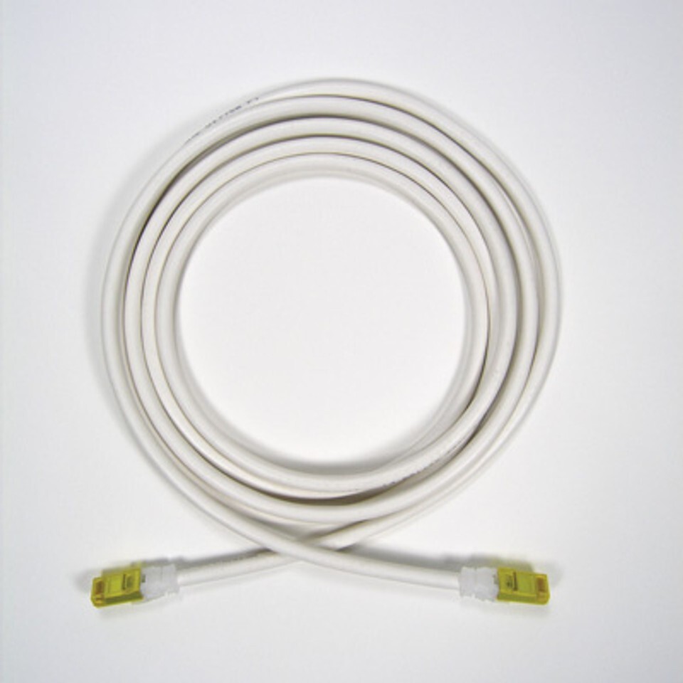 (20) Legrand MC6A10-09 Cord Clarity 6A, 10′ Long, 26 AWG PVC, White (Lot of 20)
