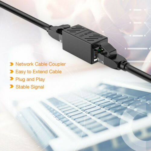 RJ45 Inline CouplerCat7/Cat6/Cat5e Ethernet Network lot Cable Extender Connector