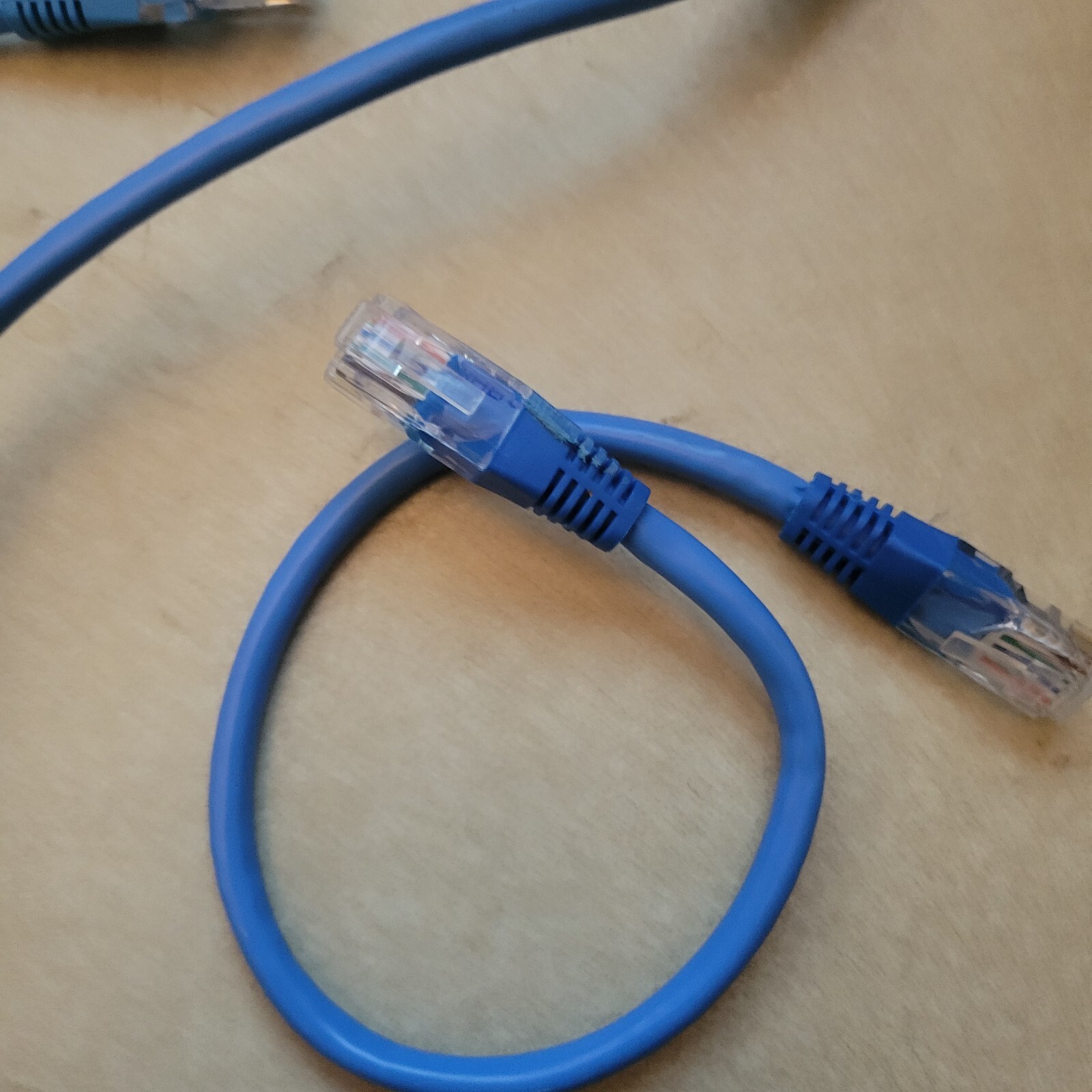 6 Pack Legand 1 Foot Cat6 Cat 6 Booted Patch Cable Blue