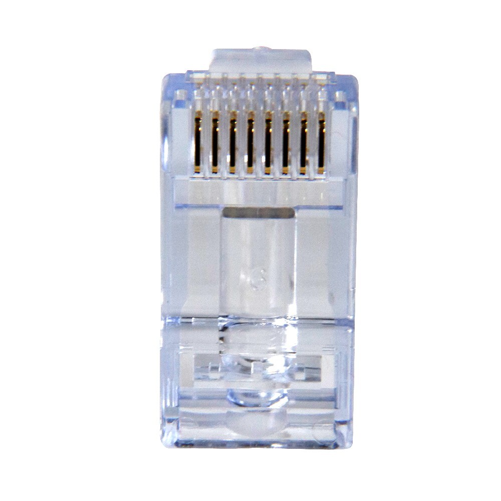 *OPEN BOX* Platinum Tools® 202010J EZ-RJ45 Cat6+ Connecters (Jar of 100)