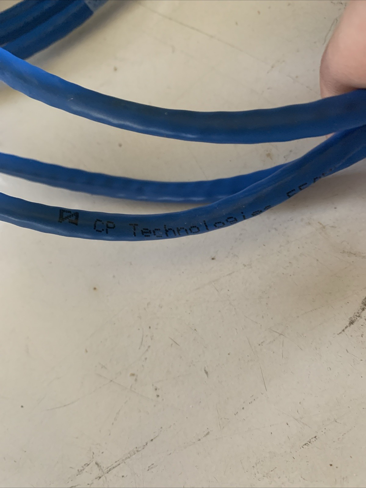 Lot Of 17 Unbranded Category 6 5 Foot Blue Patch Cords