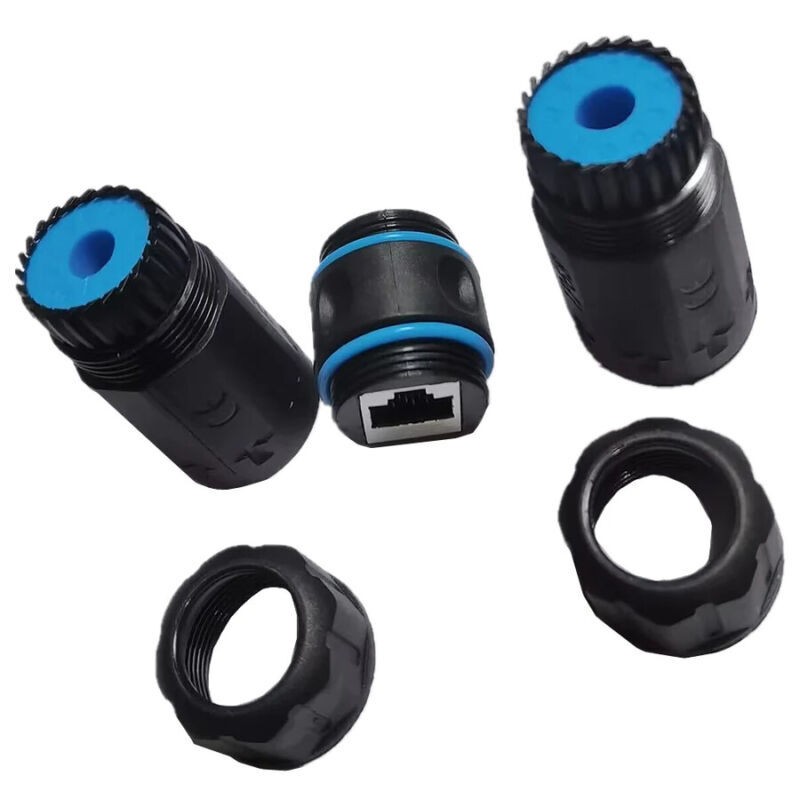 IP68 Waterproof RJ45 Ethernet Outdoor LAN Cable Connector – Cat6
