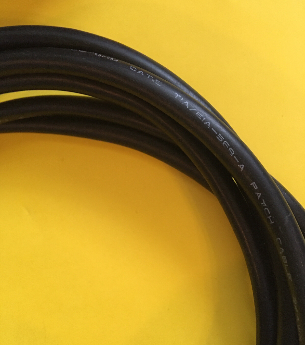 *PRE-OWNED-TIA/EIA-568-A-ETHERNET PATCH CABLE 7 Ft.-24 AWG/4PRS-FREE SHIPPING*