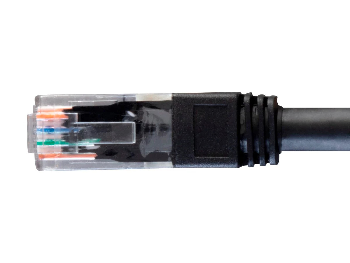 Cat6 Ethernet Patch Cable – 3 Feet – Black | Snagless RJ45, 550MHz, UTP, 24AWG