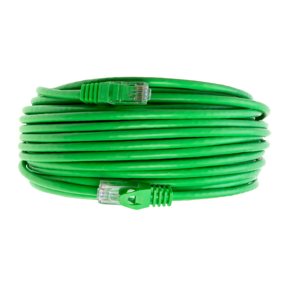 Cat6 Green Patch Cord Network Cable Ethernet LAN RJ45 UTP 50FT- 200FT Multi LOT