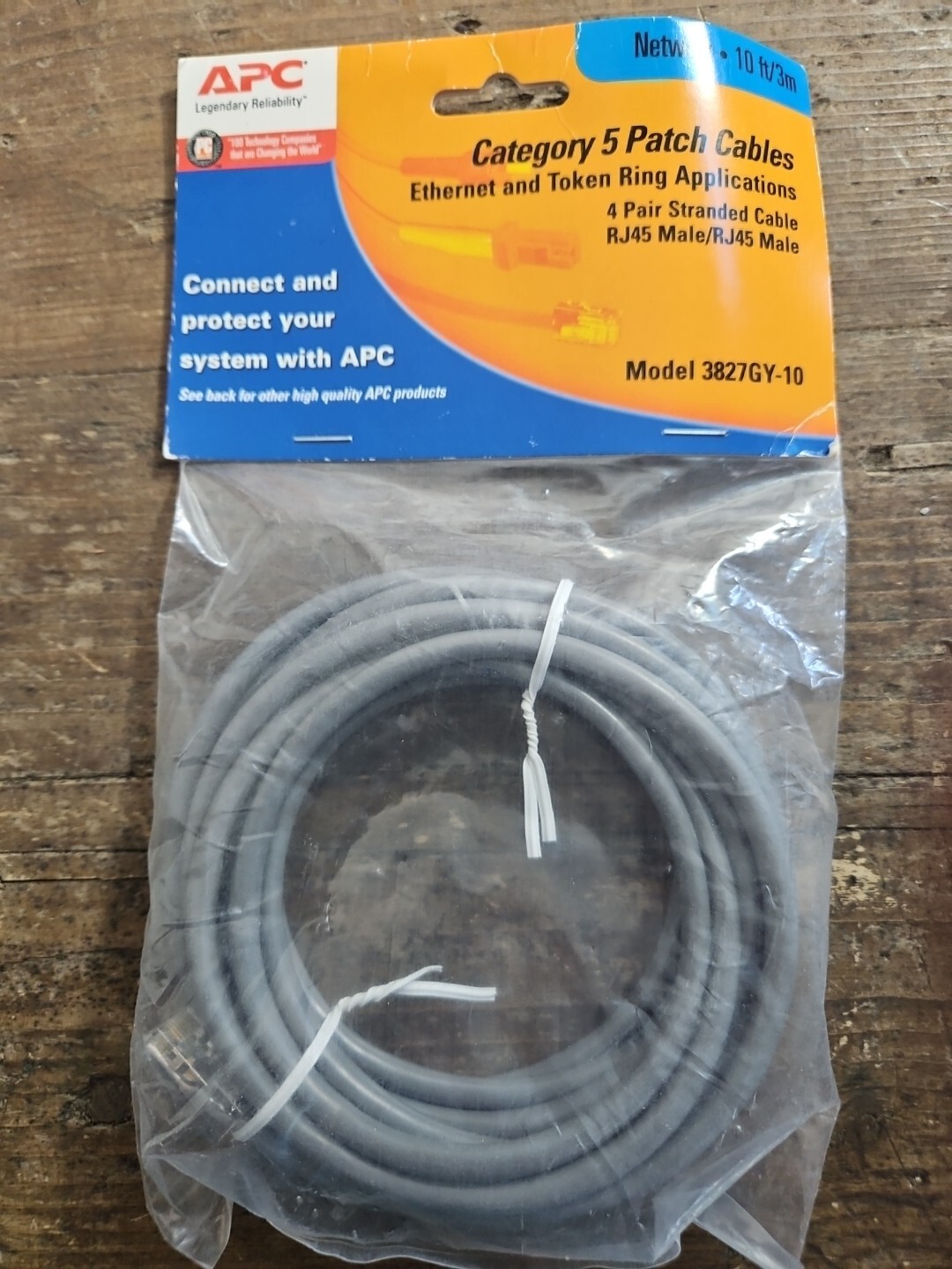 CATEGORY 5 PATCH CABLES – 10 FEET