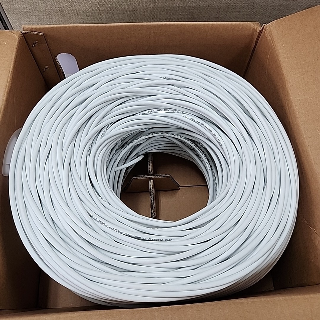 Cat6 Cable 1000ft 23AWG Solid 4 Pair Bulk Cat 6 Ethernet Cable (UTP CMR) 550MHz