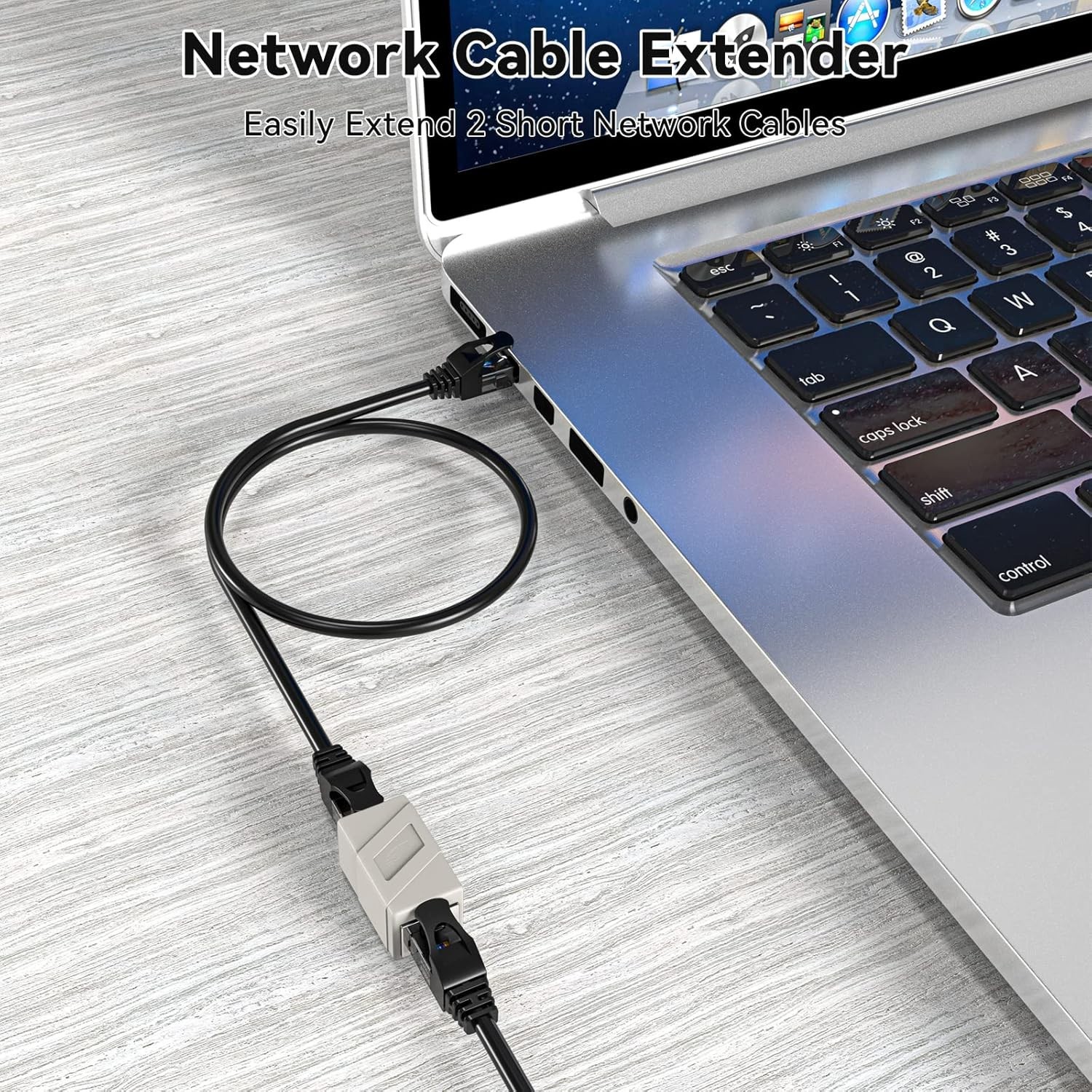 RJ45 Coupler 2-Pack: Female to Female Ethernet Adapters for Reliable Connections
