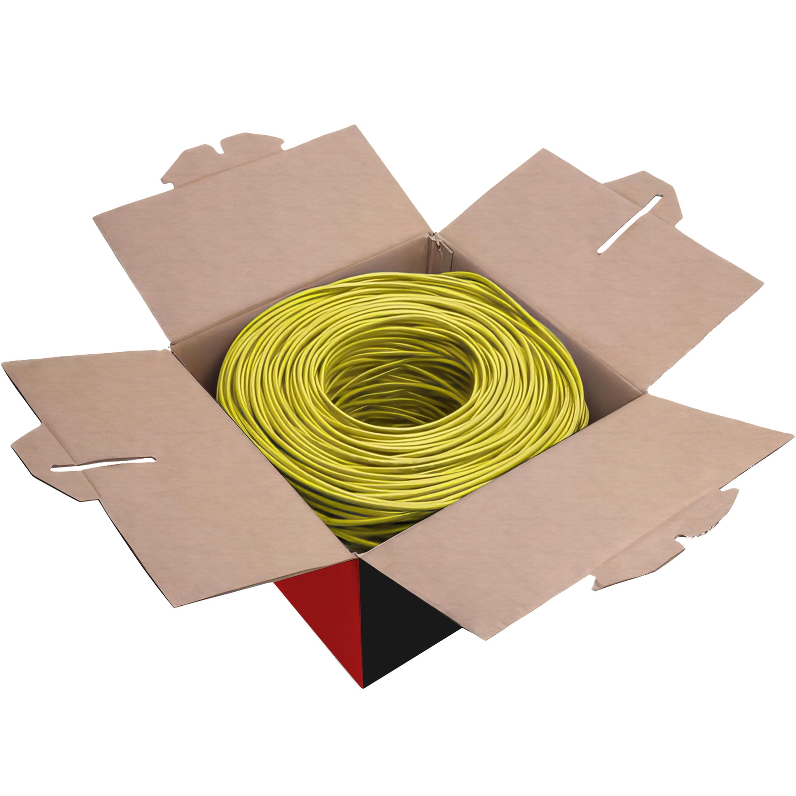 Cat5e Cat6 Cable 1000ft Solid 4 Pair Bulk Cat 5 Cat 6 Ethernet Cable (UTP CMR)