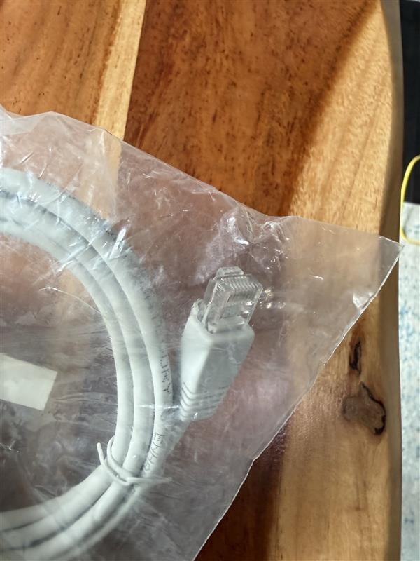 Cat5e Ethernet Network Cable RJ45 Male to Male White Patch Cord New Sealed